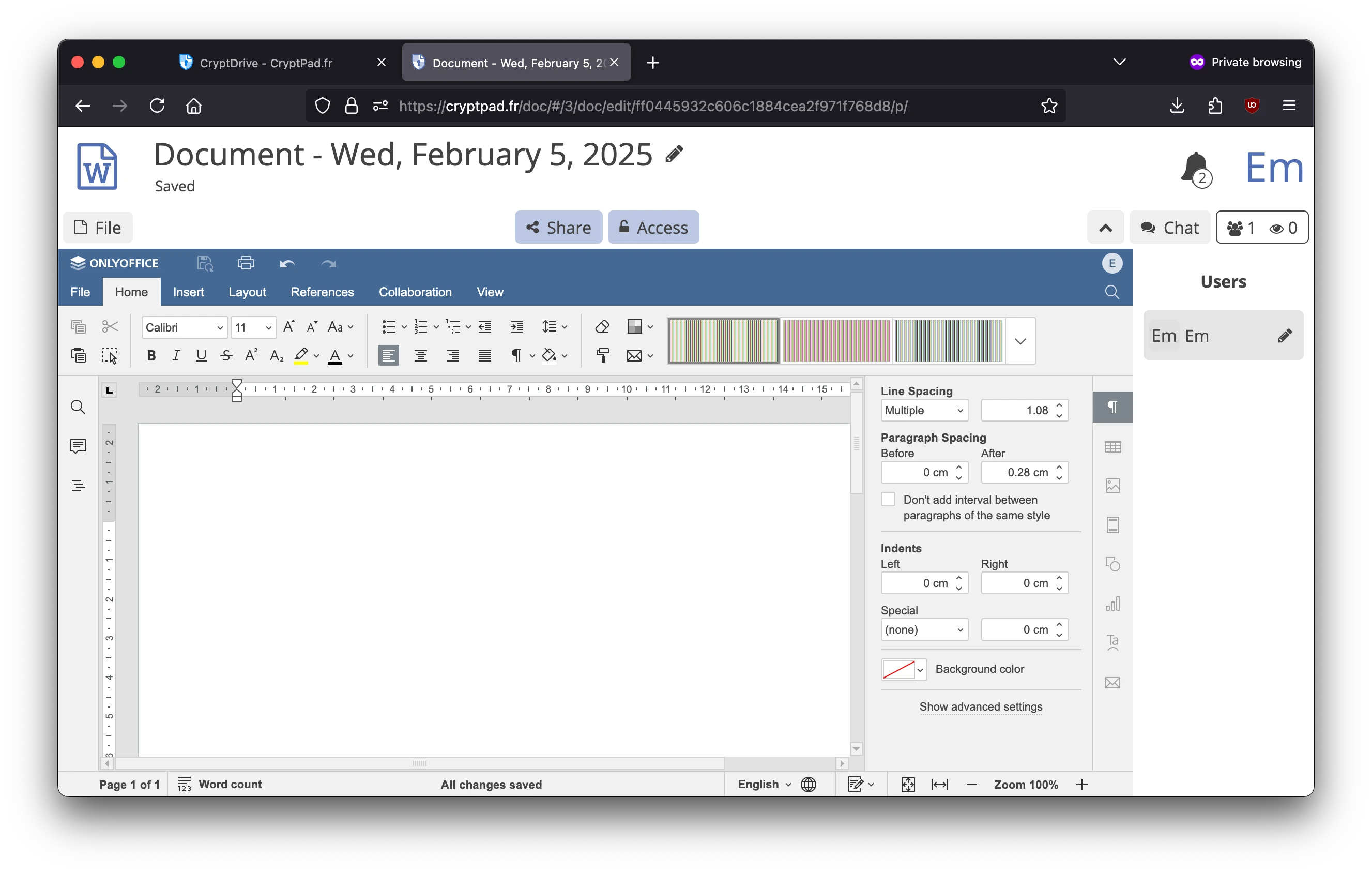 /privacyguides/privacyguides.org/raw/commit/e504efe7e4758d65583781f0dcfc37a10b999c68/blog/assets/images/cryptpad-review/cryptpad-document.webp